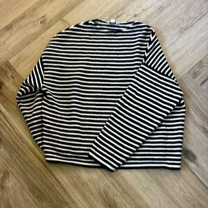 All Saints wool striped sweater